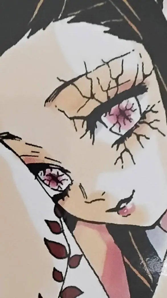 ai character: nezuko vs daki background
