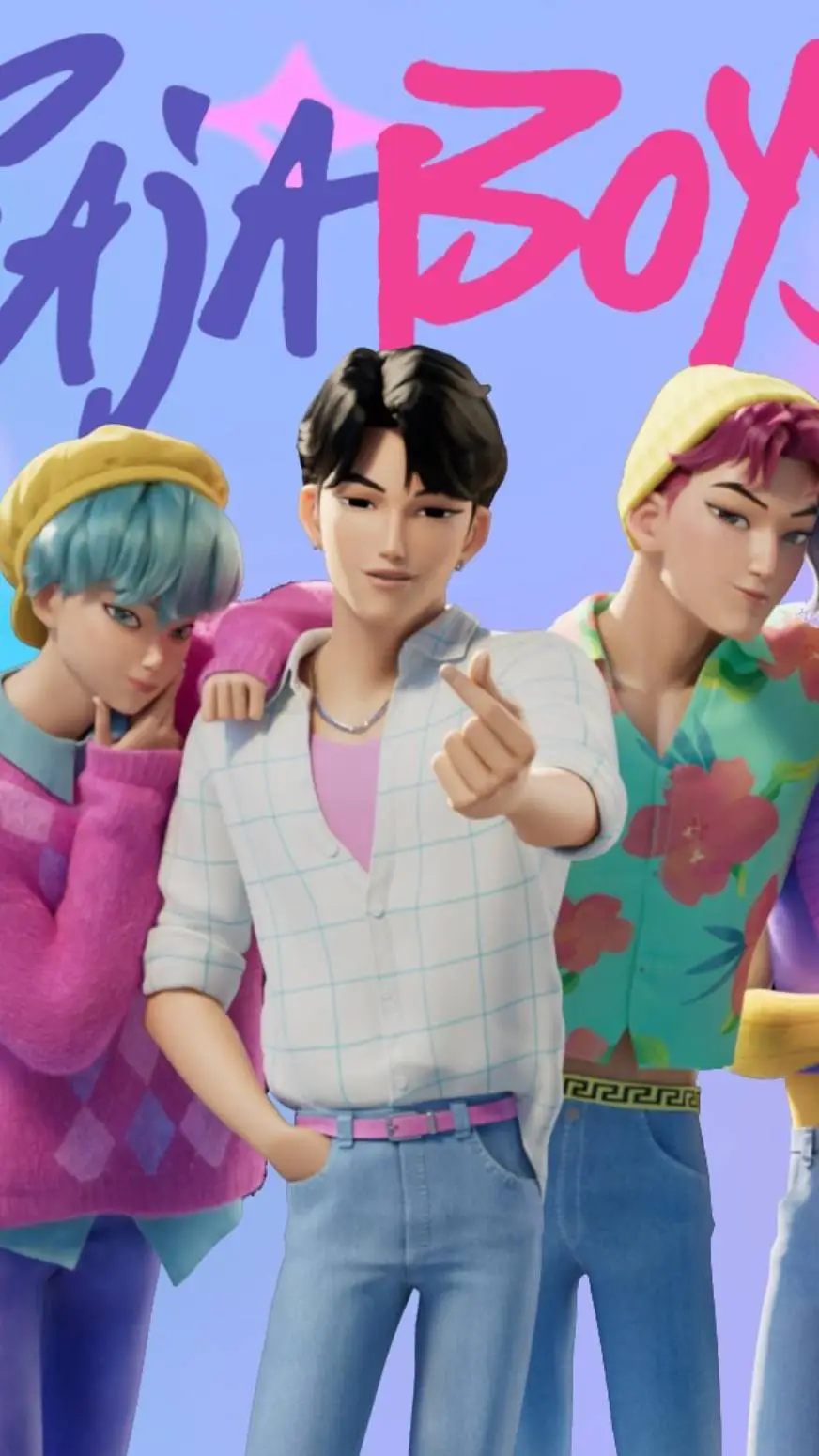 ai character: saja boys  background