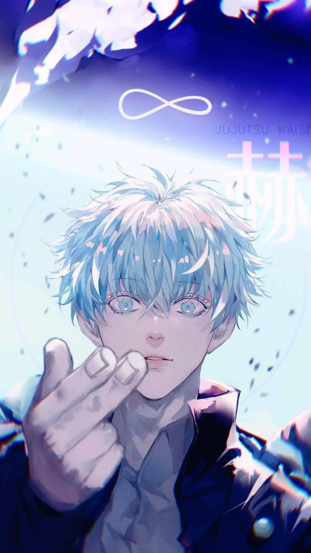ai character: 🕶🫧🚿gojo🚿🫧🕶 background