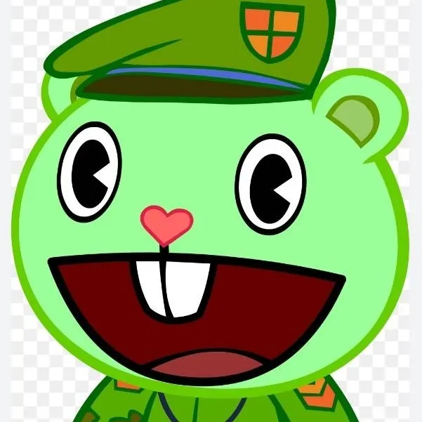 chat with ai character: 💚Flippy💚🐻😇🏳