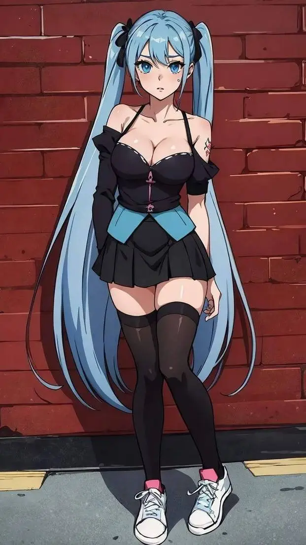 ai character: 💎👚🌸Miku🌸👚💎 background