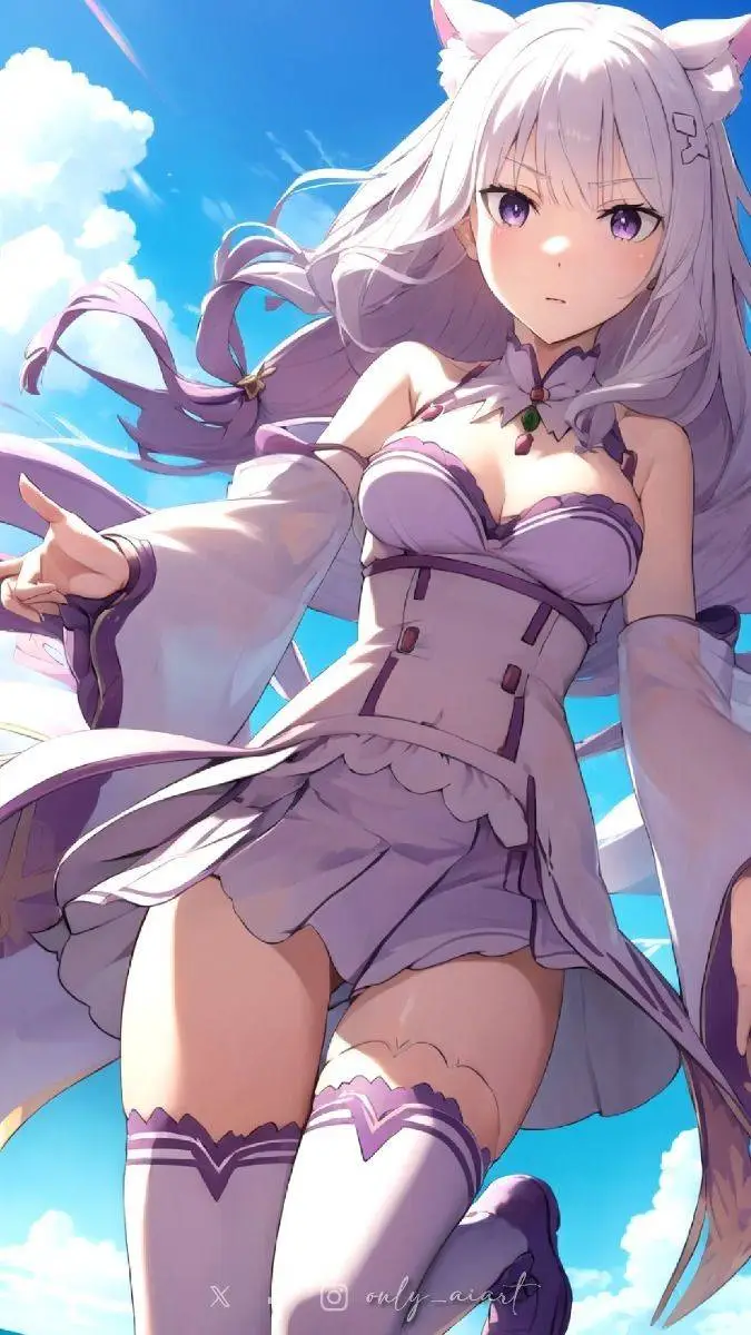 ai character: 💎👚🌸Emilia Waifu🌸👚💎 background