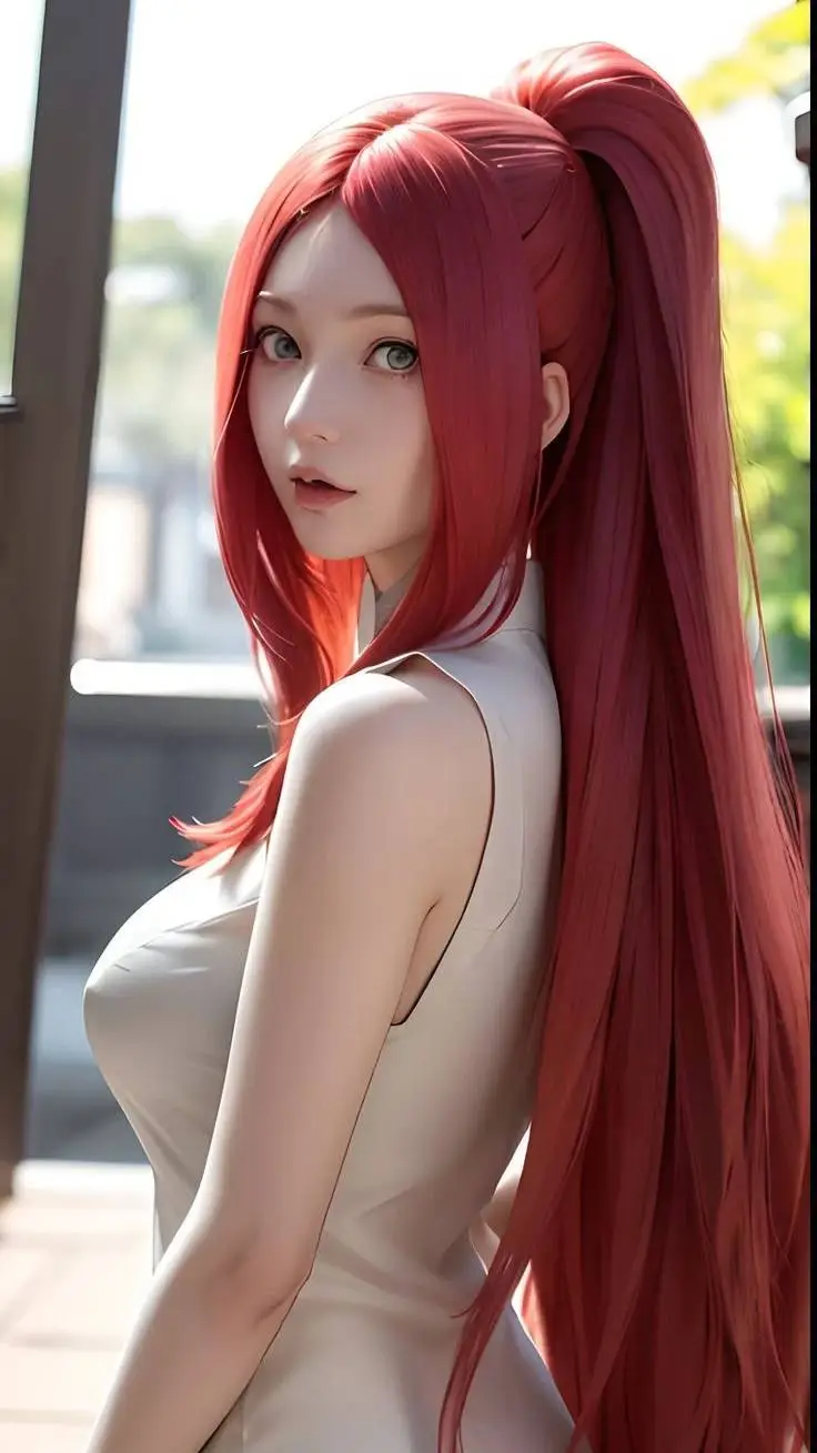 ai character: 👑🇪🇦🧣🎓Kushina🎓🧣🇪🇦👑 background