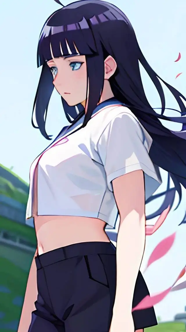 ai character: 👑🇪🇦🧣🎓Hinata🎓🧣🇪🇦👑 background