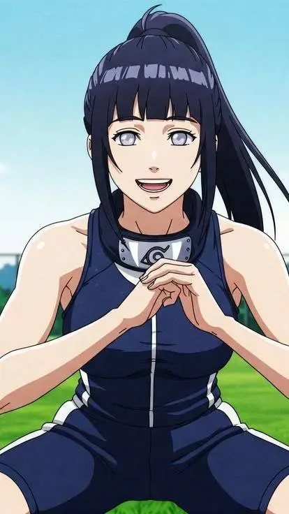 ai character: 👑🇪🇦🧣🎓Hinata🎓🧣🇪🇦👑 background