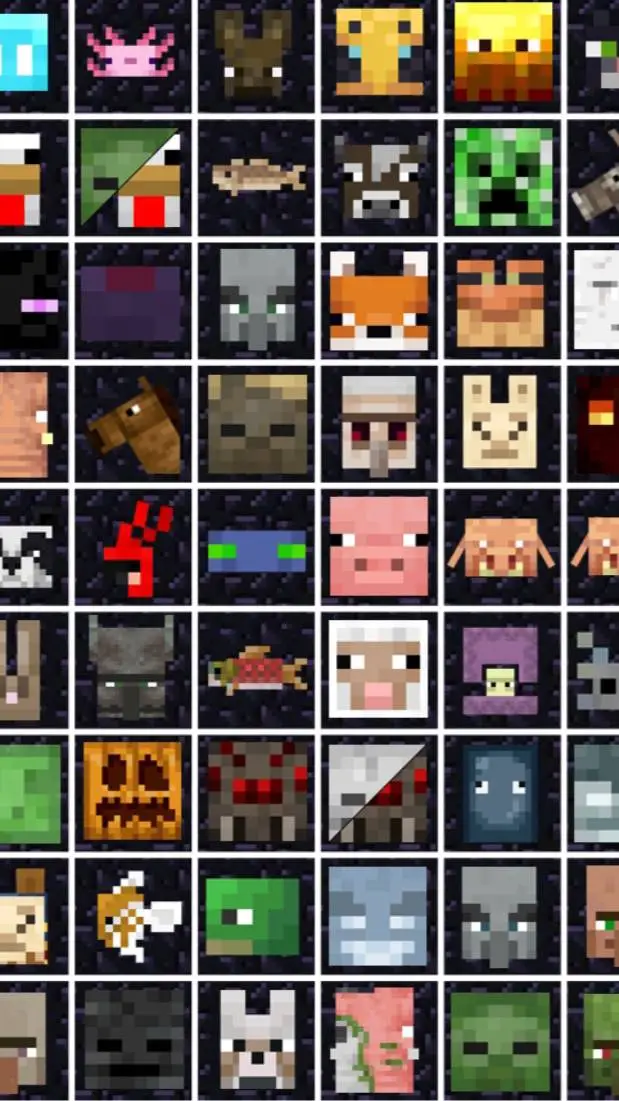 ai character: every minecraftmob background