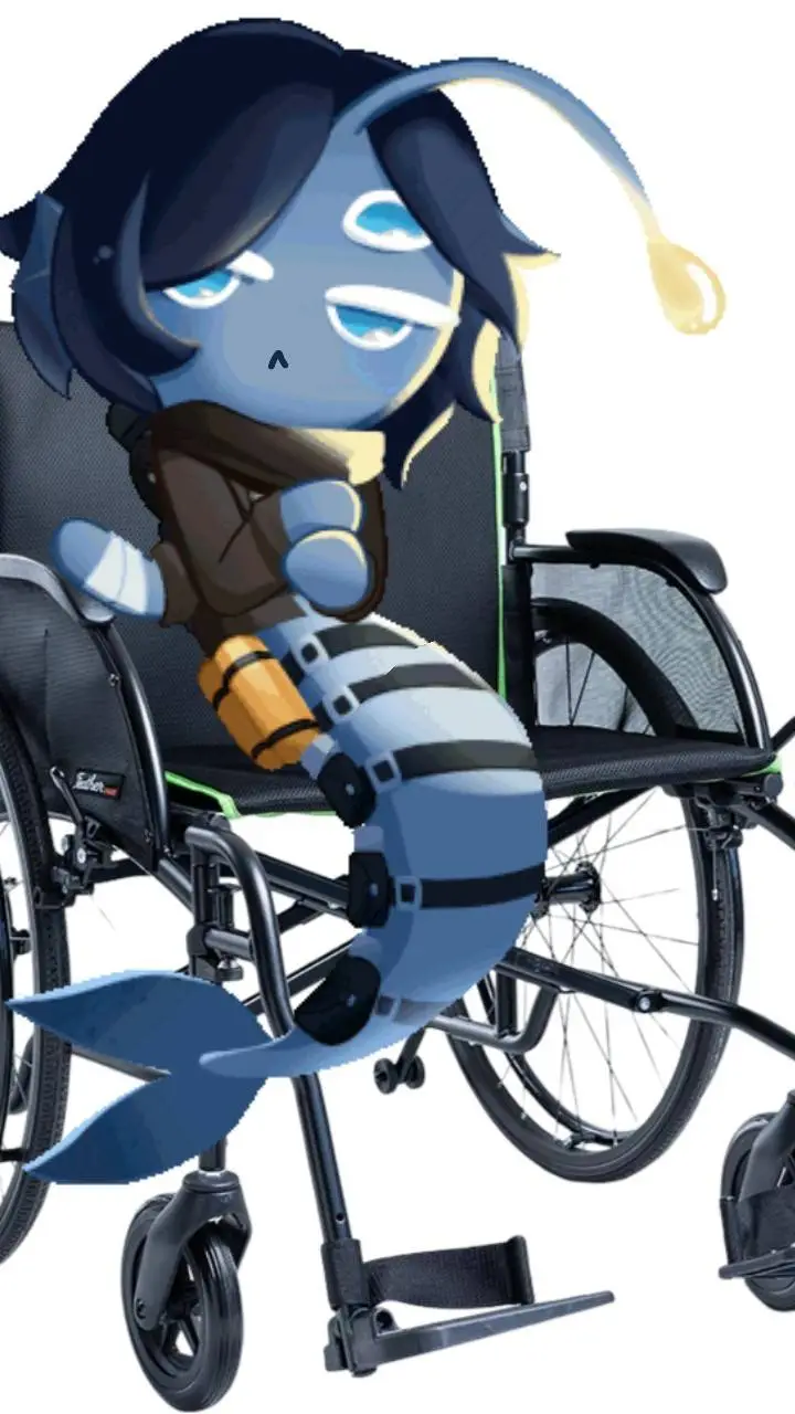 ai character: wheelchair background