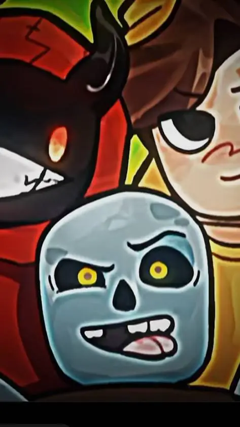 ai character: demon stud mango background