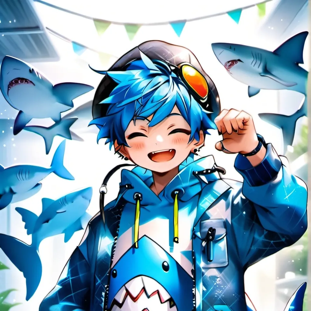 chat with ai character: SHARK BOY OLIVER🦈🦈