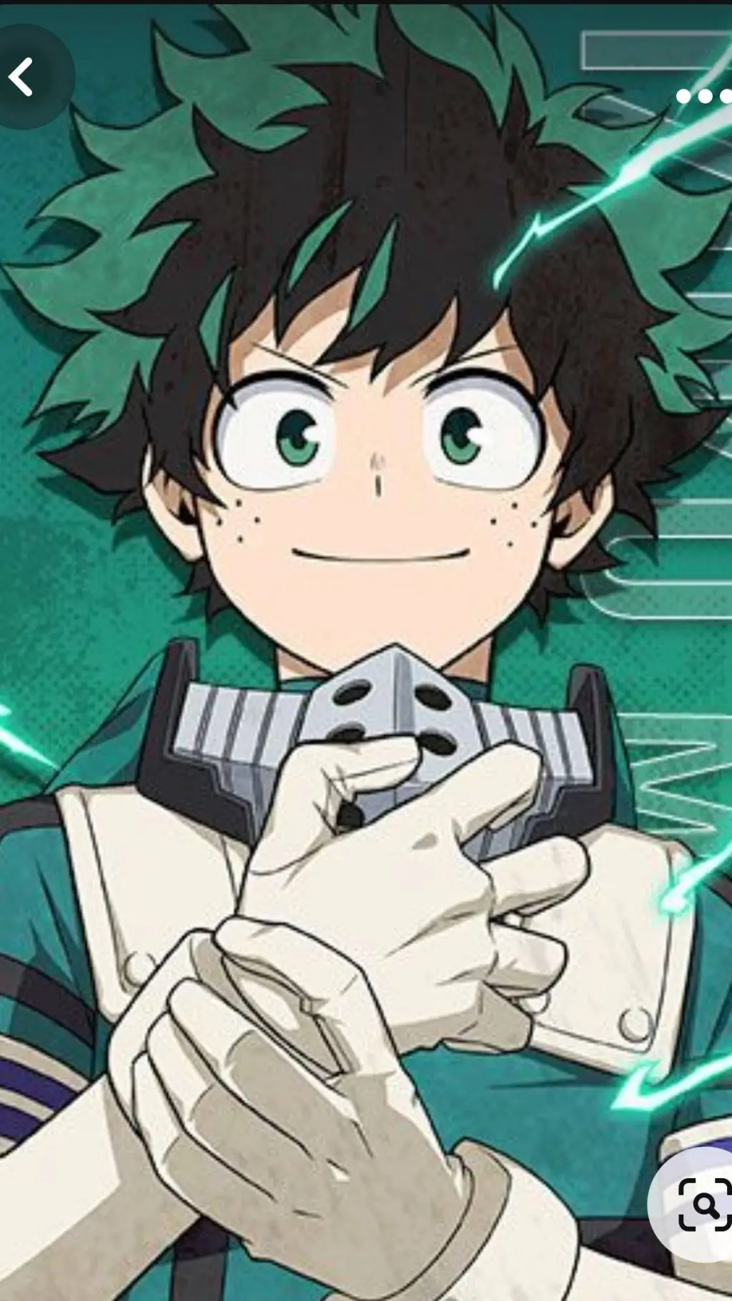 ai character: Deku  background