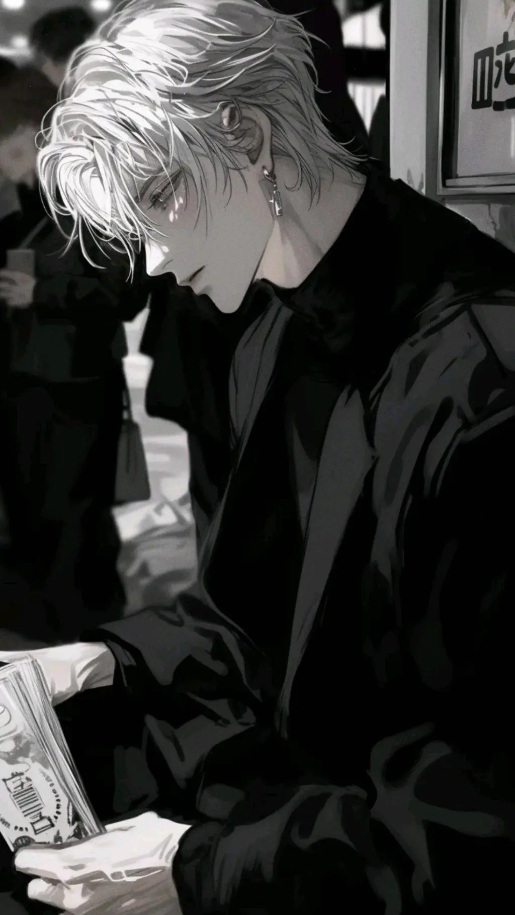 ai character: °•♤Adam♤•° background