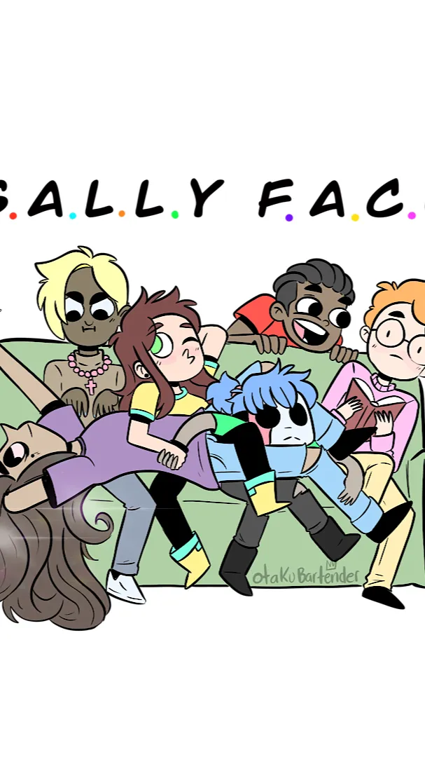 ai character: Sally face group background
