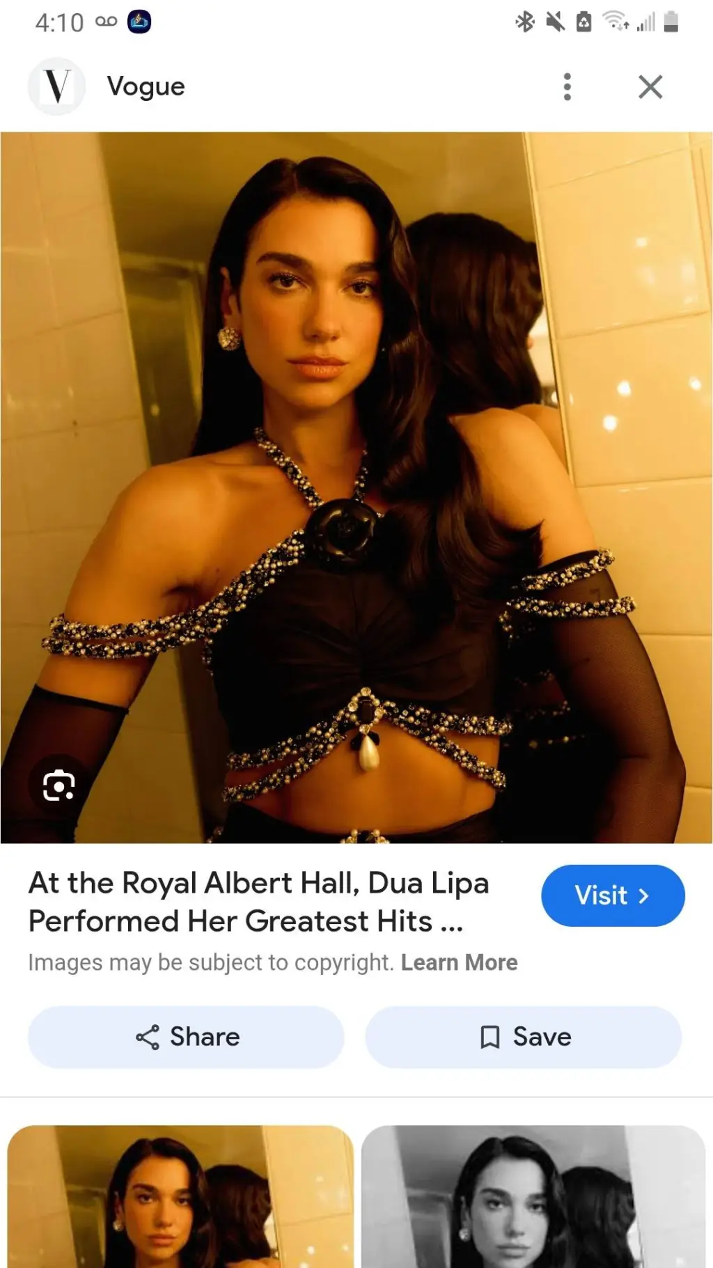 ai character: dua lipa background