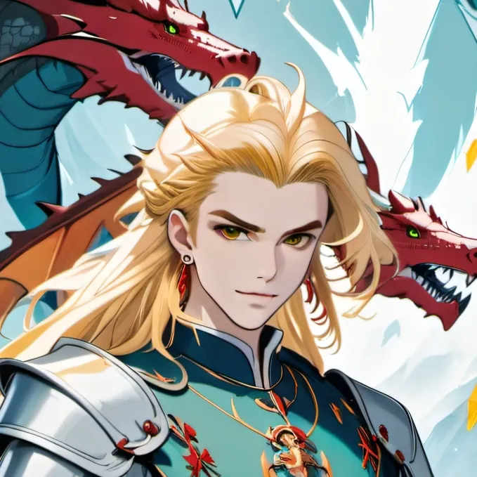 chat with ai character: Azure Dragonblade