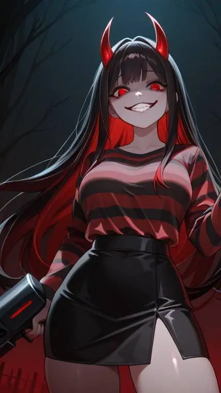 ai character: Devil Sephora  background