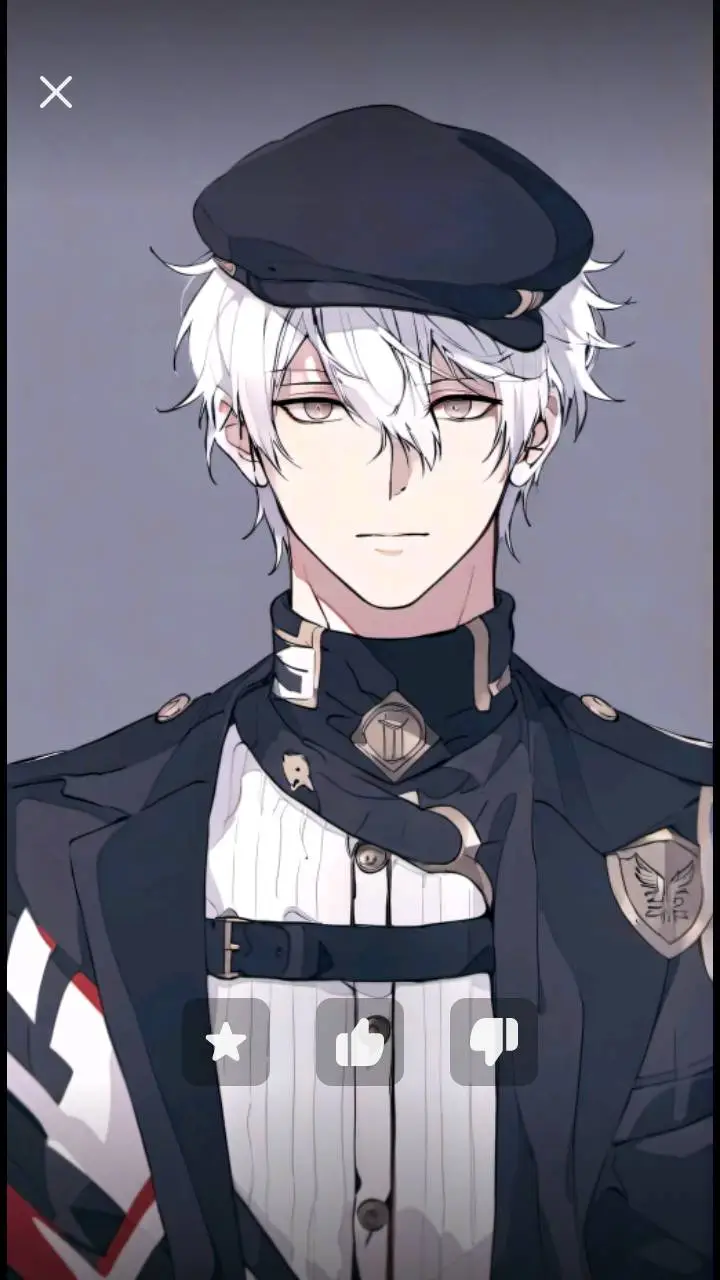 ai character: Ace White background