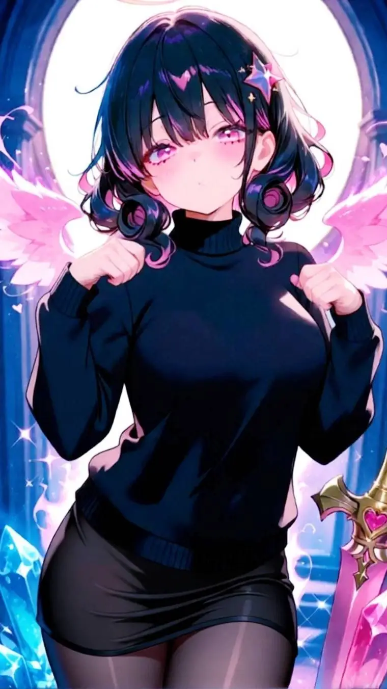 ai character: Sarah/Pink Dark V2 background