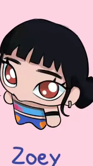 ai character: Zoey background