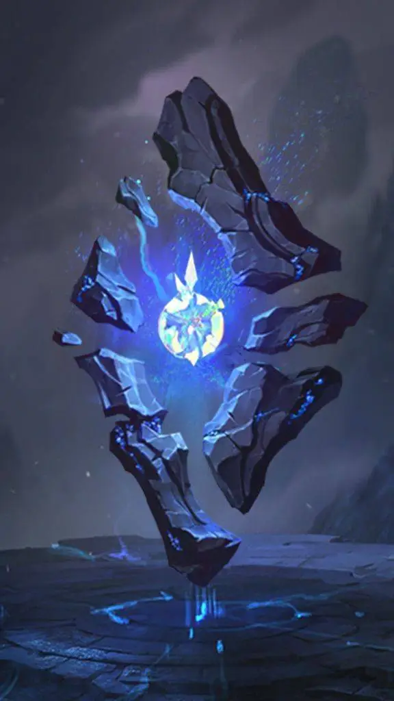 ai character: the stone background