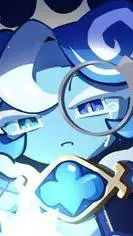 ai character: Shadow milk cookie background