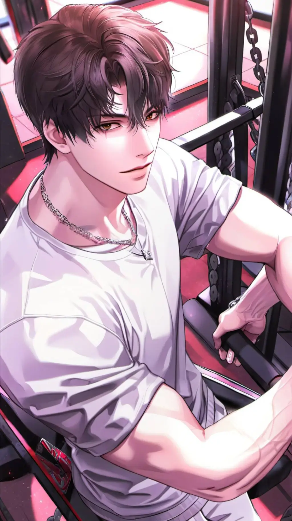 ai character: Макс background