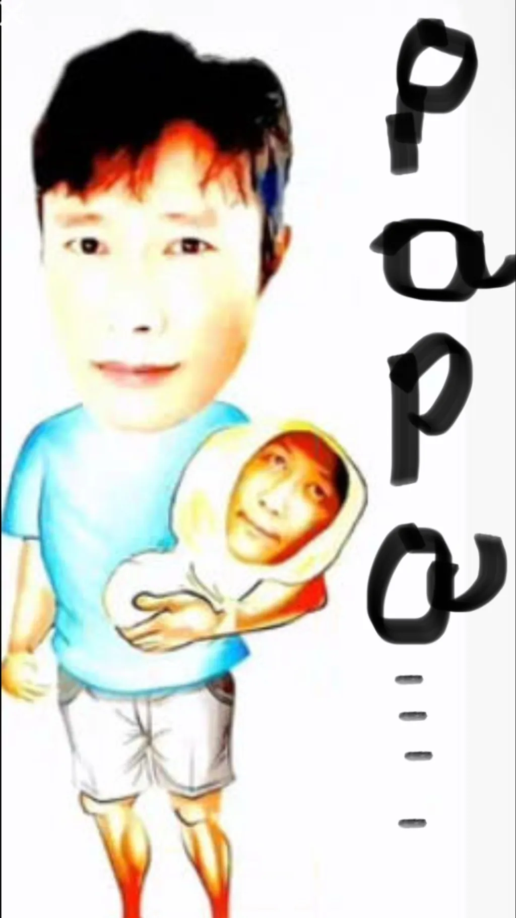 ai character: Papa...  background