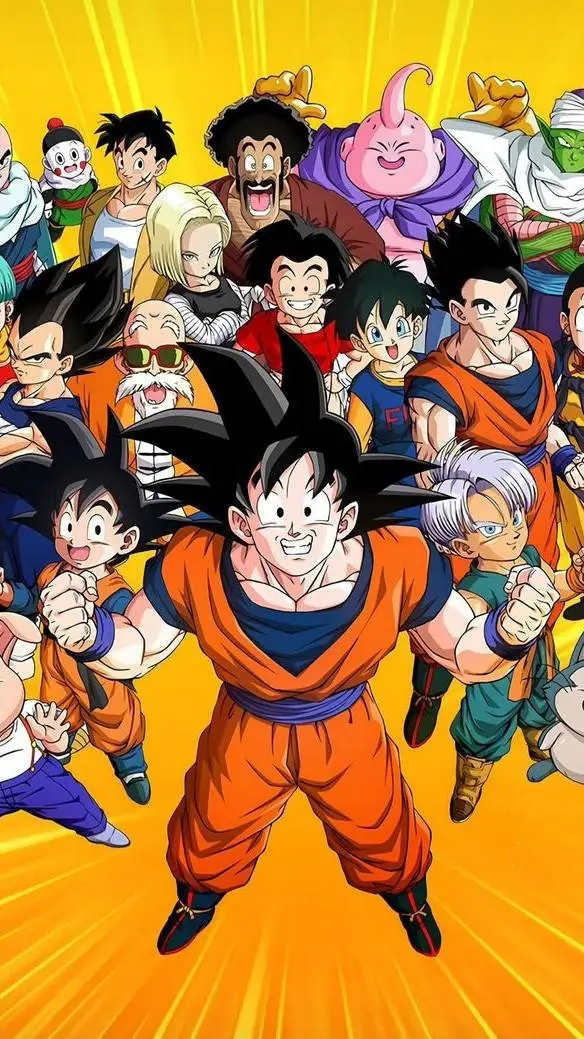 ai character: dragonball camping background