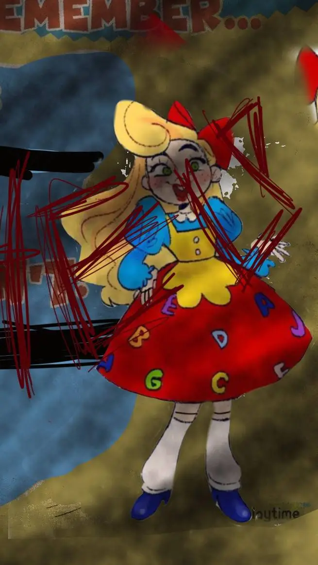 ai character: Poppy Playtime background
