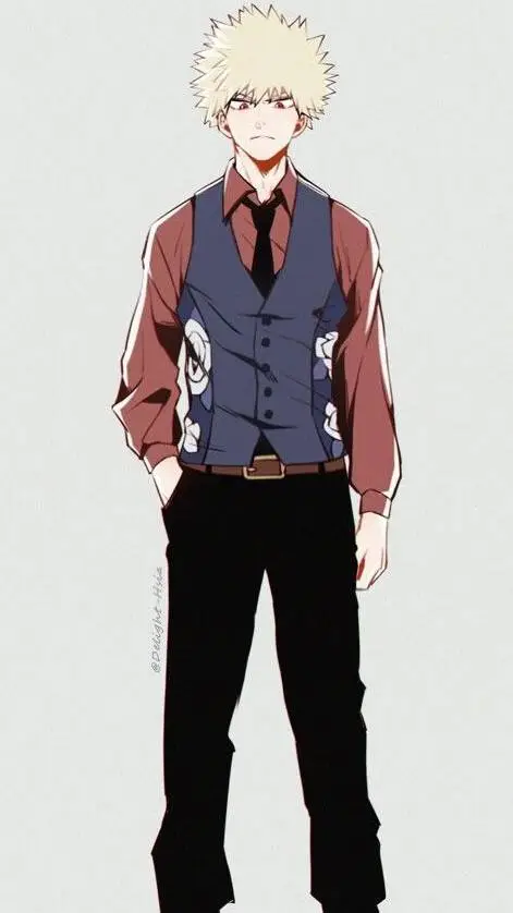 ai character: katsuki bakugo background
