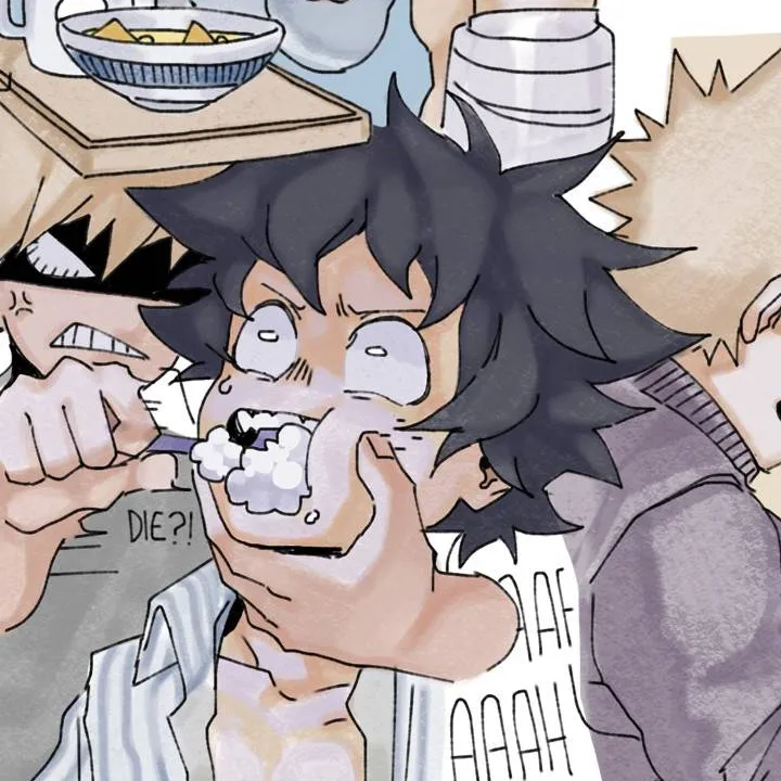 chat with ai character: 🧡bakudeku💚