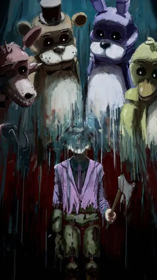 ai character: mha x fnaf! background