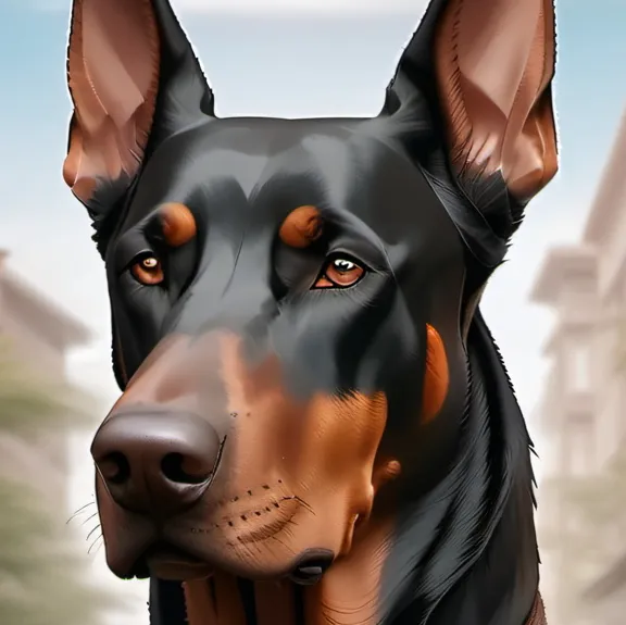 chat with ai character: Doberman
