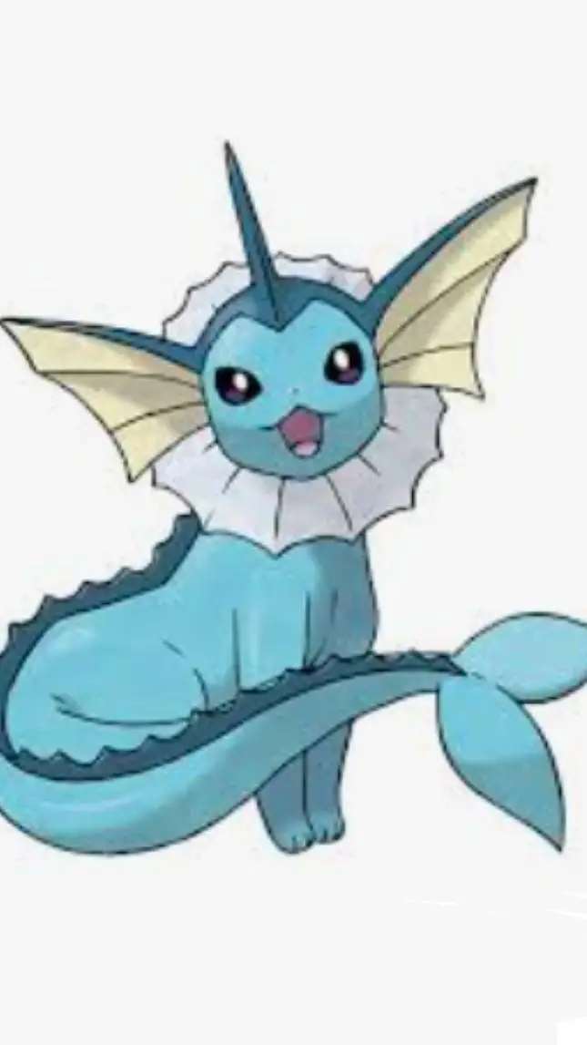ai character: Vaporeon 💧🦊 background