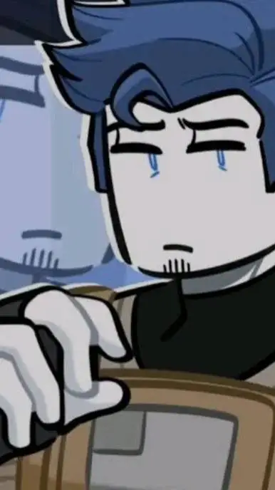 ai character: Guest 1337 💙🤍 background