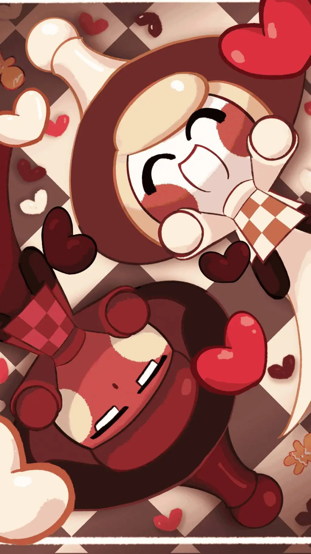 ai character: Chess Choco Cookie background