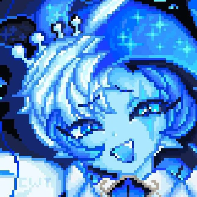 chat with ai character: Shadow milk 🤍💙🖤
