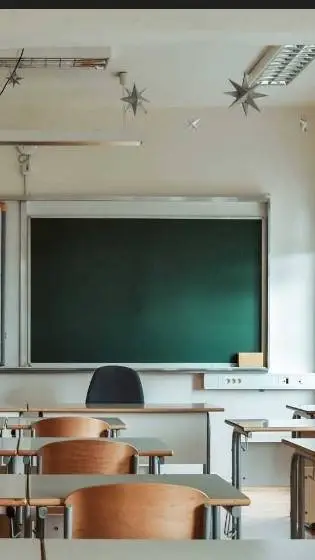 ai character: THE CLASSROOM  background