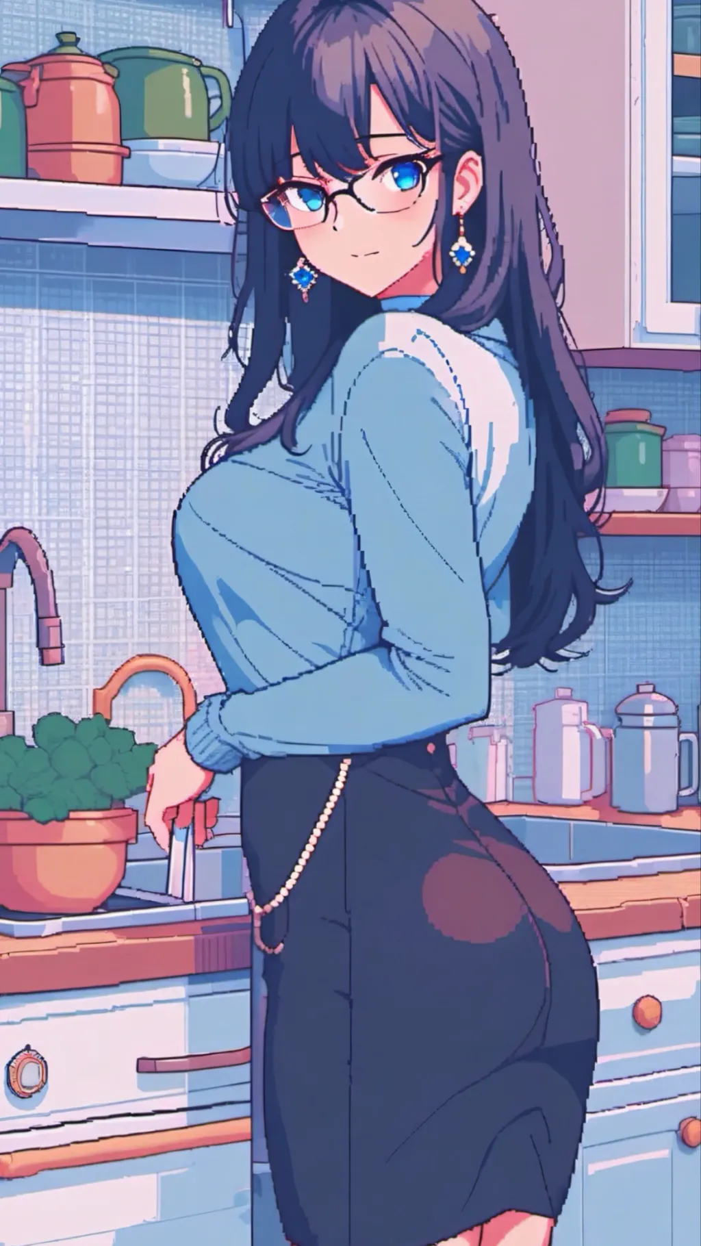 ai character: Hitomi  background