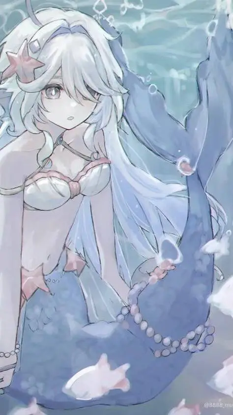 ai character: roblox mermaid background