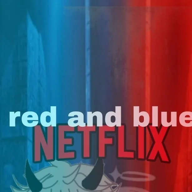 chat with ai character: 𝒓𝒆𝒅 𝒂𝒏𝒅 𝒃𝒍𝒖𝒆... 