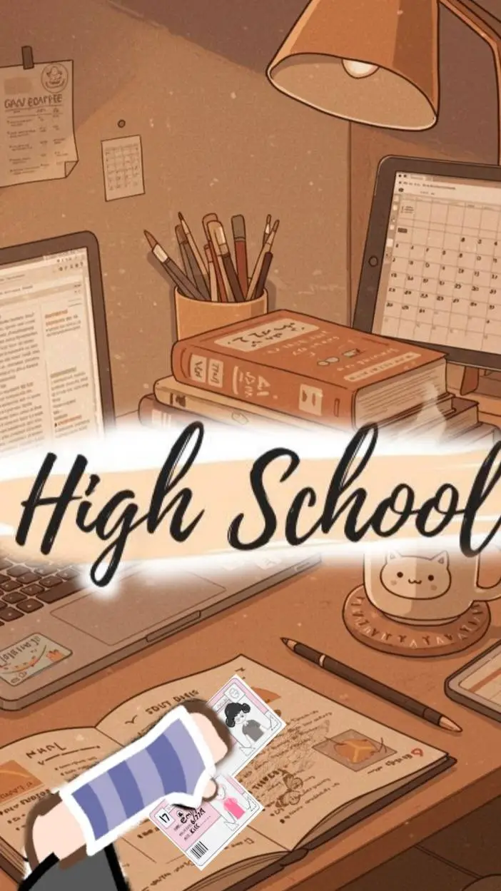 ai character: ᰔhighschool storyᰔ background