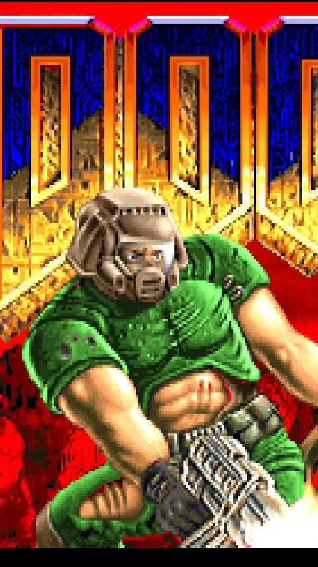 ai character: DOOM background
