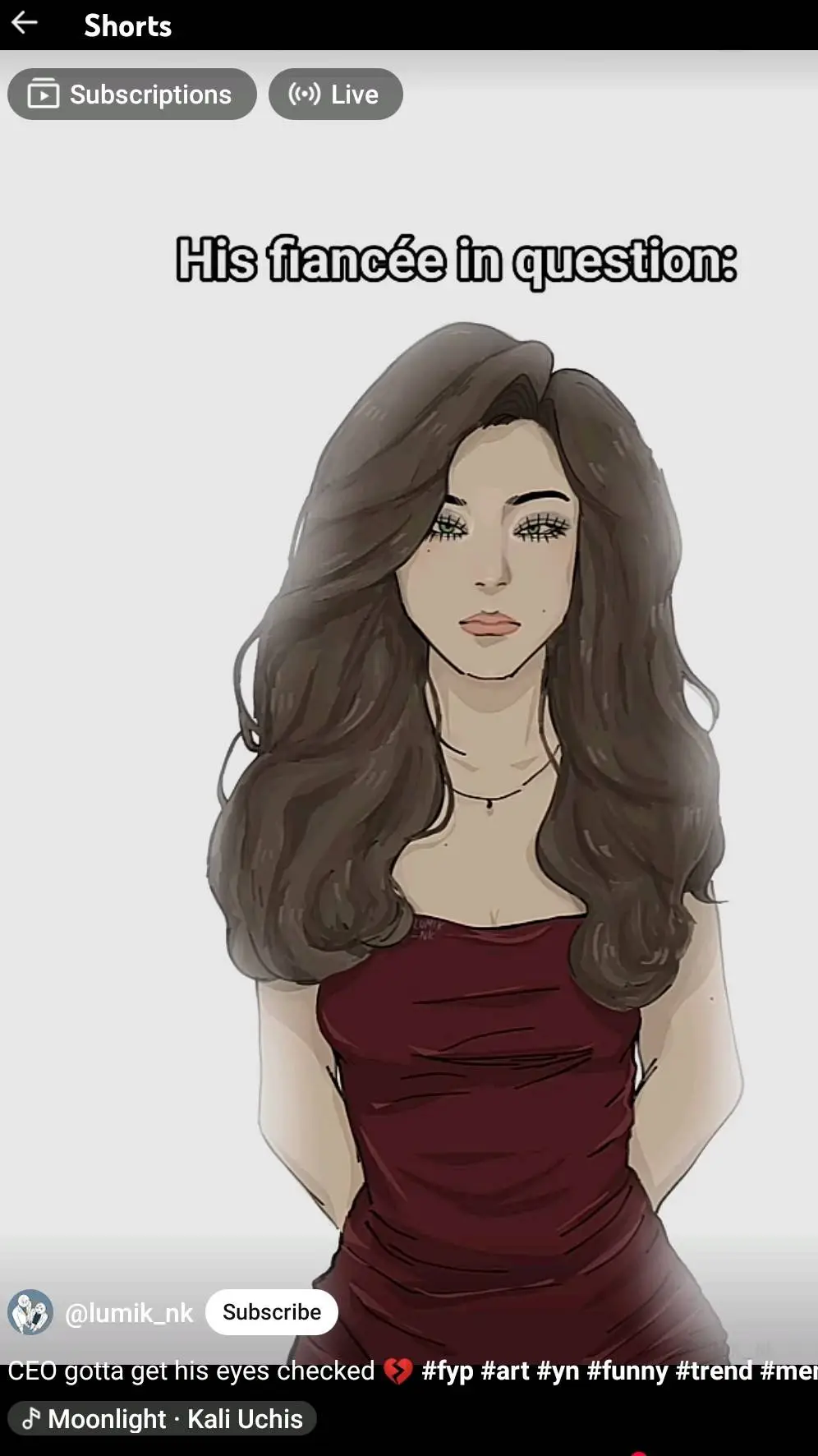 ai character: CEOS FIANCEE😍 background