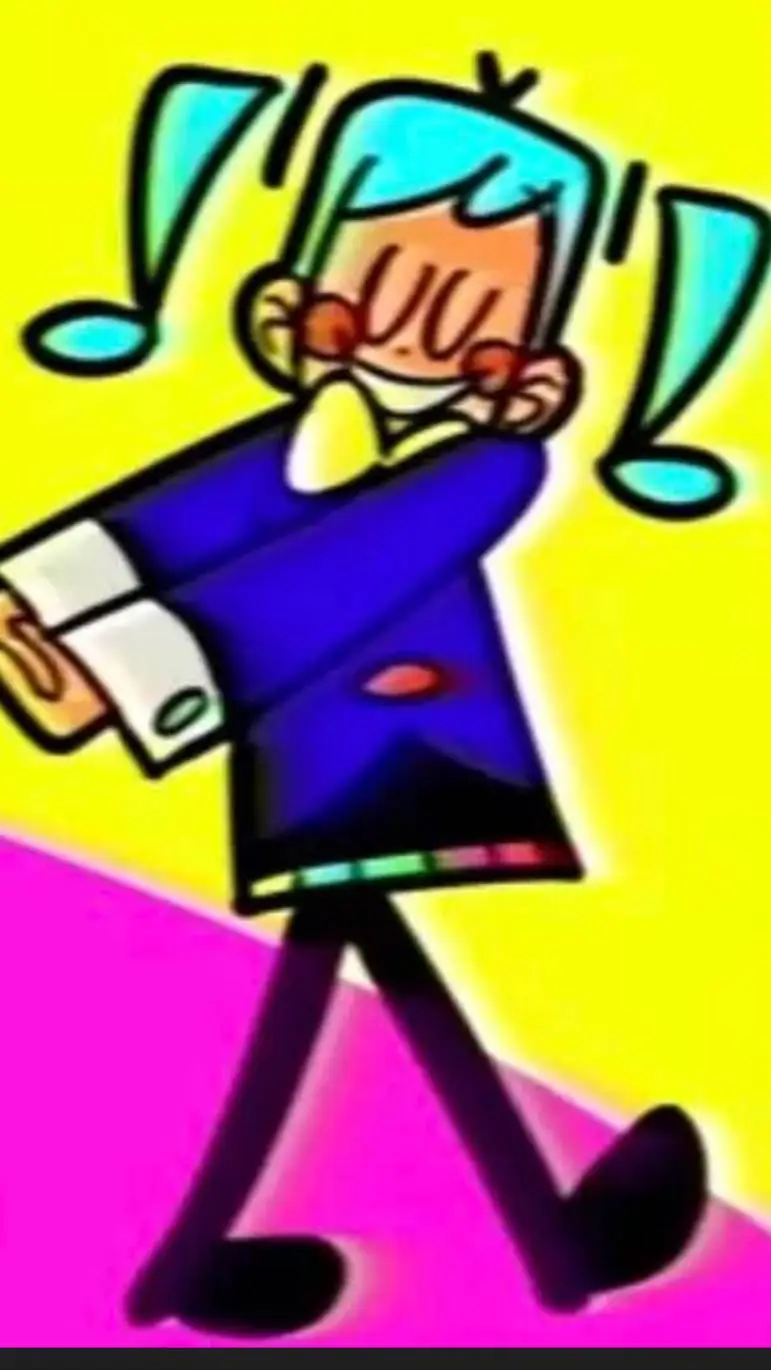 ai character: Static Miku background