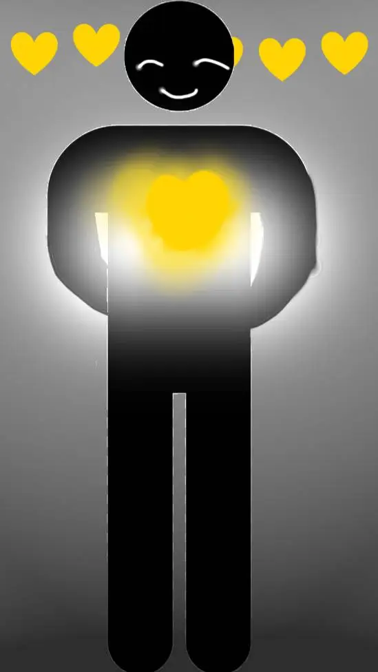 ai character: a friend💛 background