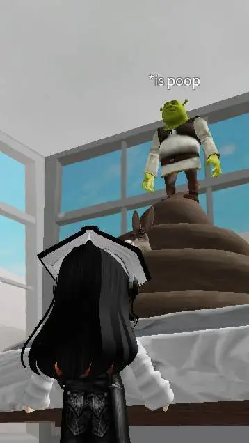 ai character: sherk made poopoo background