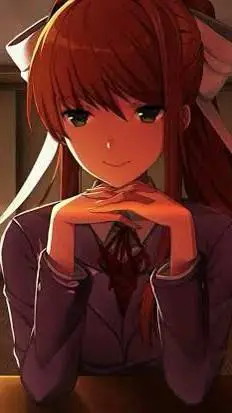 ai character: Monika  background