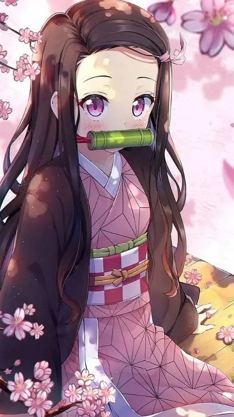 ai character: nezuko background