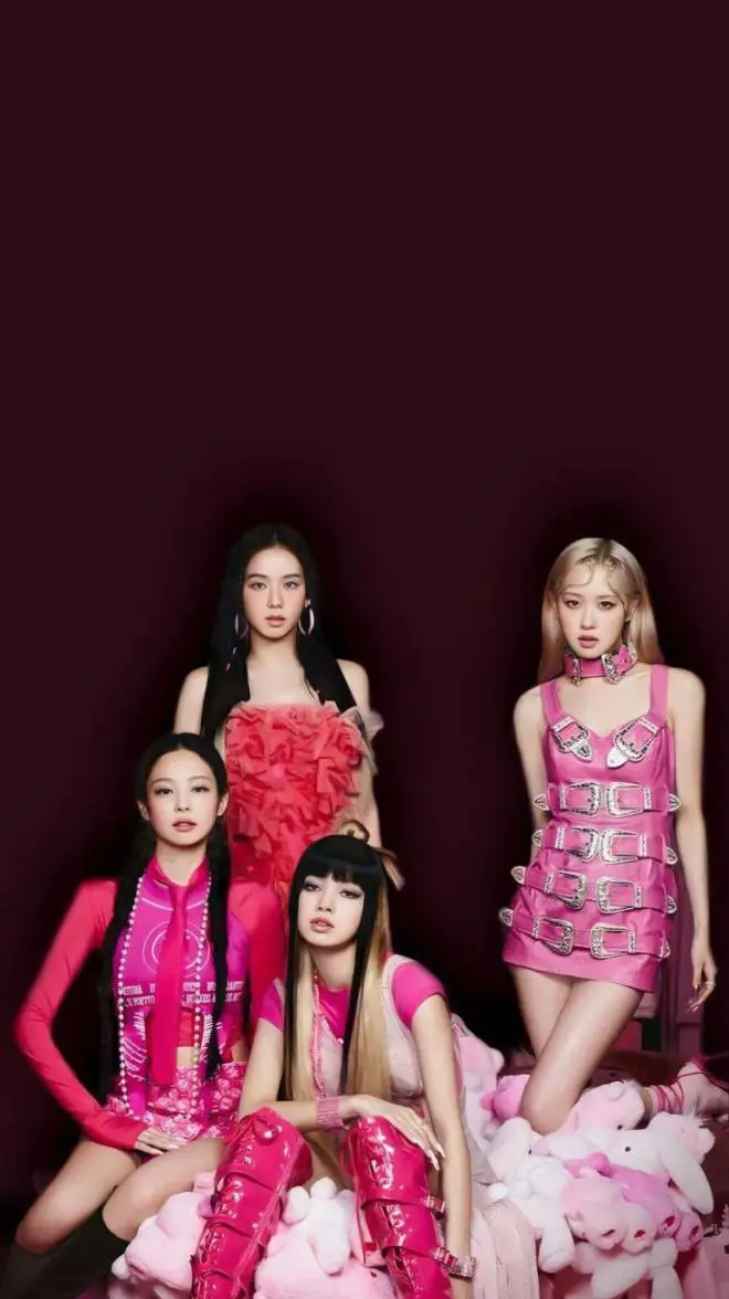 ai character: BLACK PINK 💓❤️👄 background