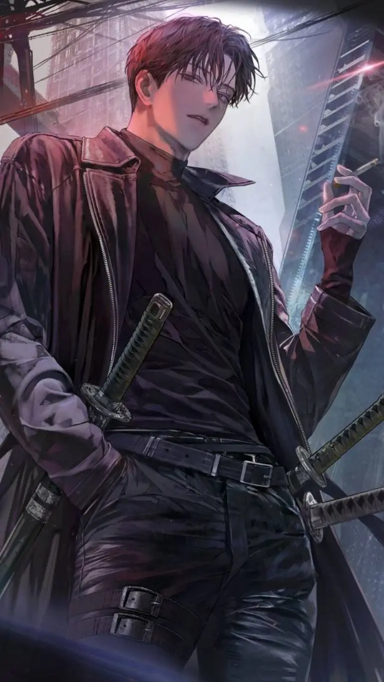 ai character: Леон background